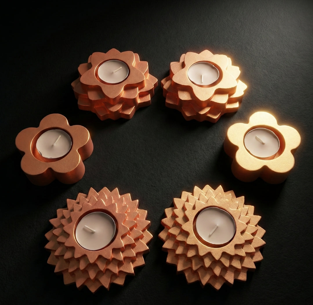 Combo of 6 PCs Endless possibilities — T-light candle