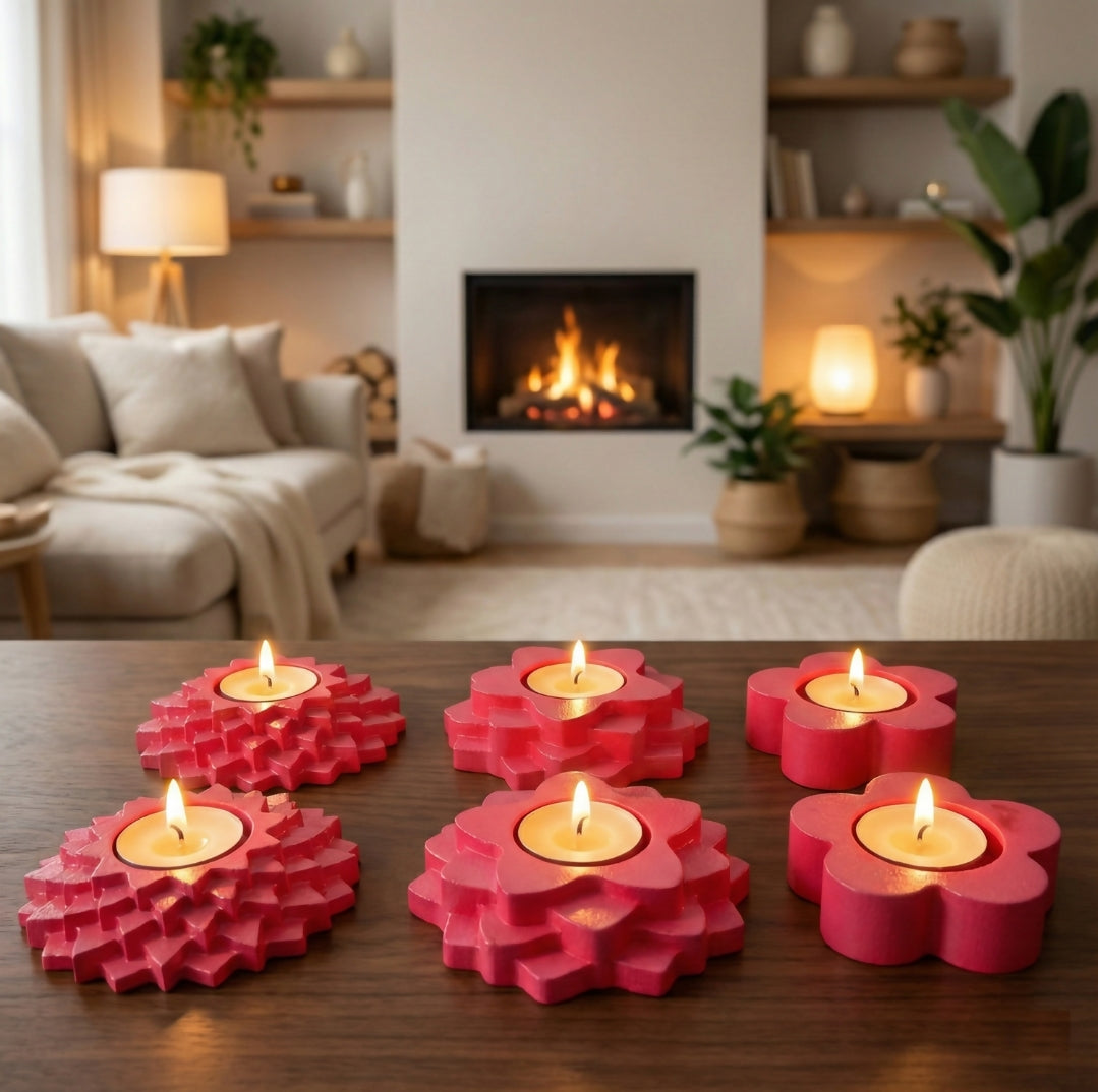 Combo of 6 PCs Endless possibilities — T-light candle